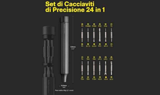 Set di cacciaviti di precisione