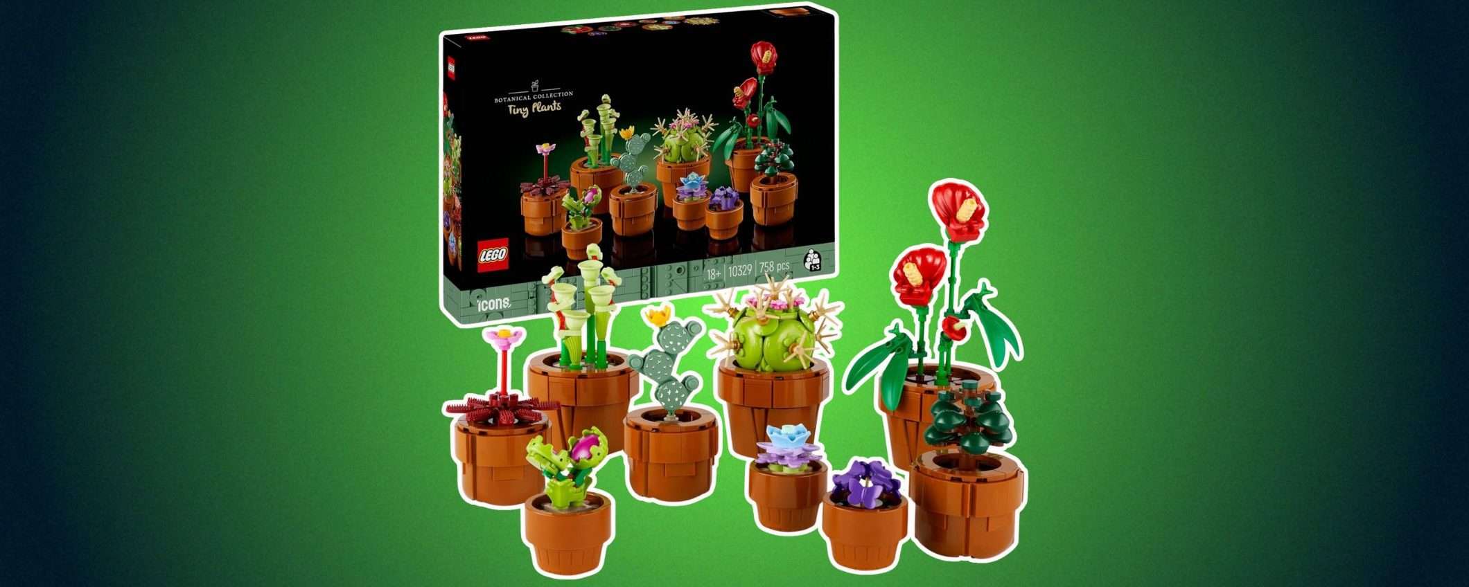 Il set di 9 piantine LEGO è in offerta su Amazon con un maxi sconto Il set di 9 piantine LEGO è in offerta su Amazon con un maxi sconto