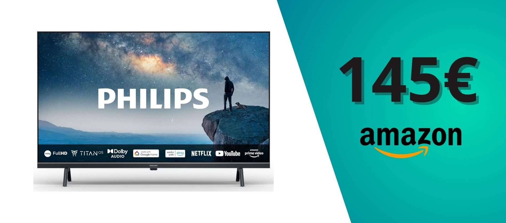 Smart TV Philips HD LED a soli 145,08€: il televisore economico da prendere subito Smart TV Philips HD LED a soli 145,08€: il televisore economico da prendere subito