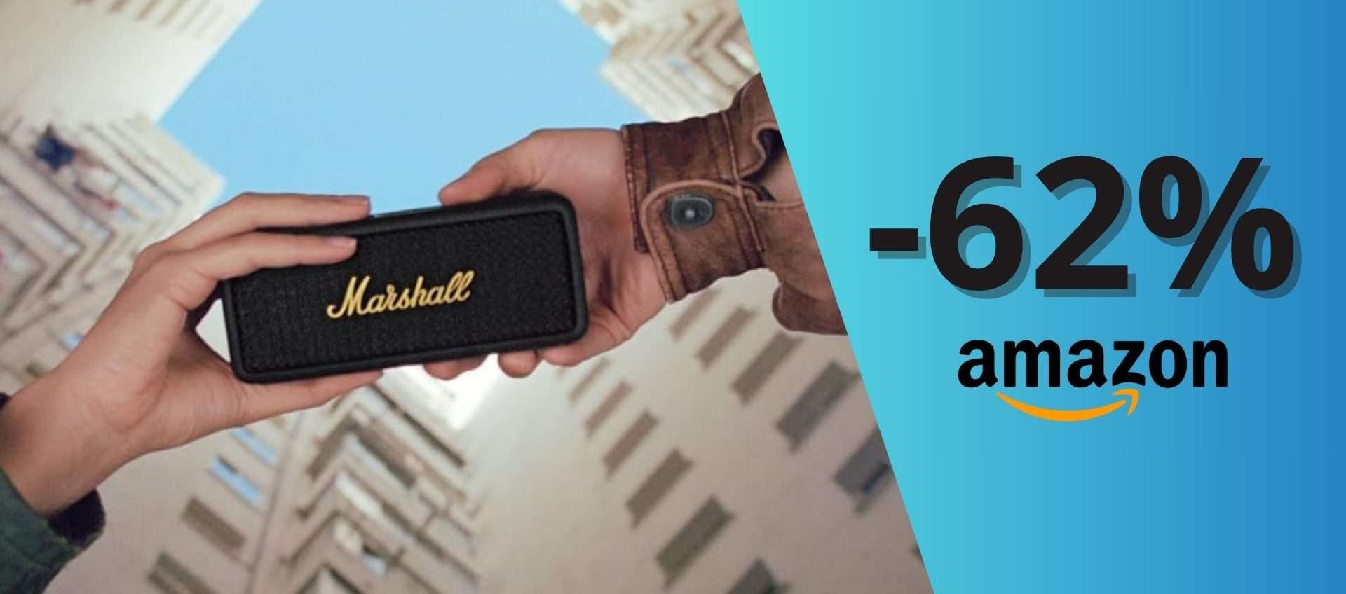 Speraker portatile Marshall Emberton II: audio premium con 110€ di sconto Speraker portatile Marshall Emberton II: audio premium con 110€ di sconto