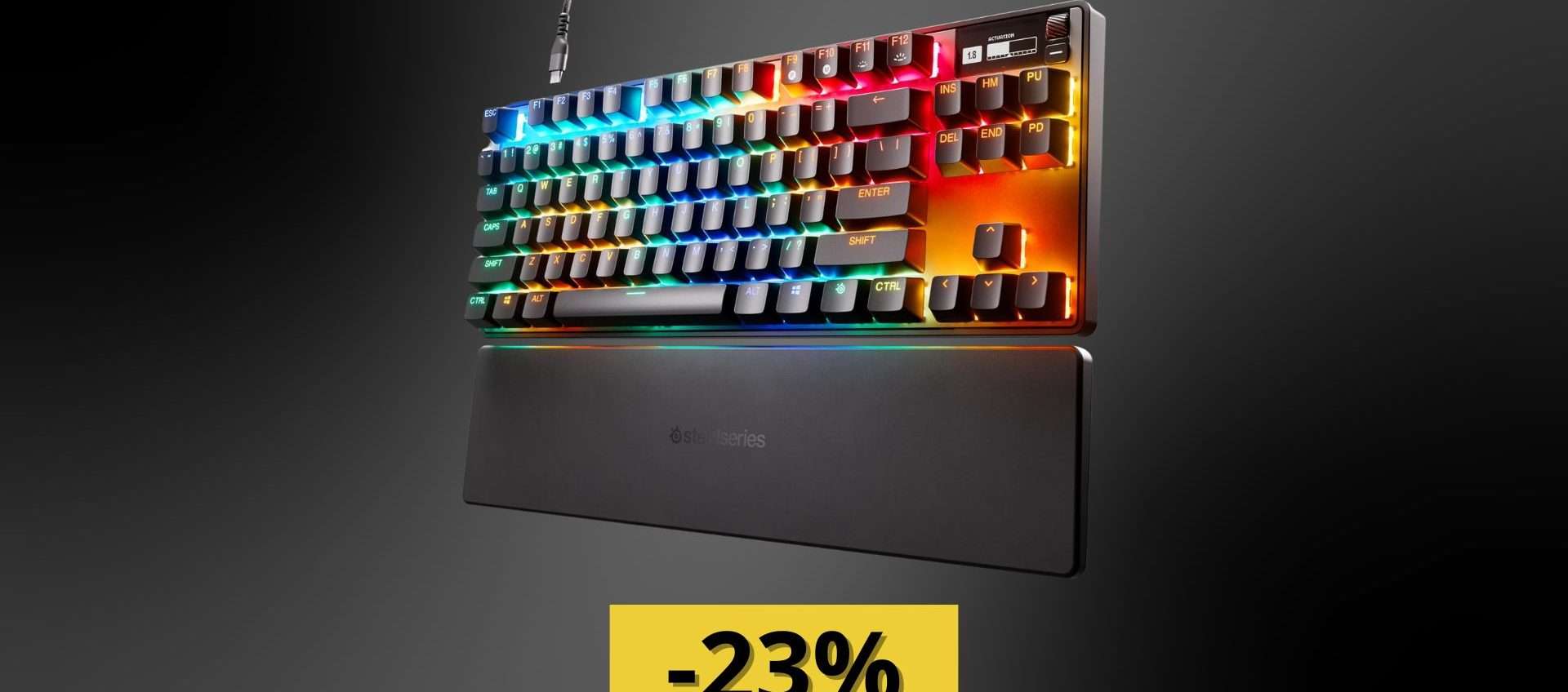 SteelSeries Apex Pro TKL HyperMagnetic: velocissima e in SUPER offerta su Amazon SteelSeries Apex Pro TKL HyperMagnetic: velocissima e in SUPER offerta su Amazon
