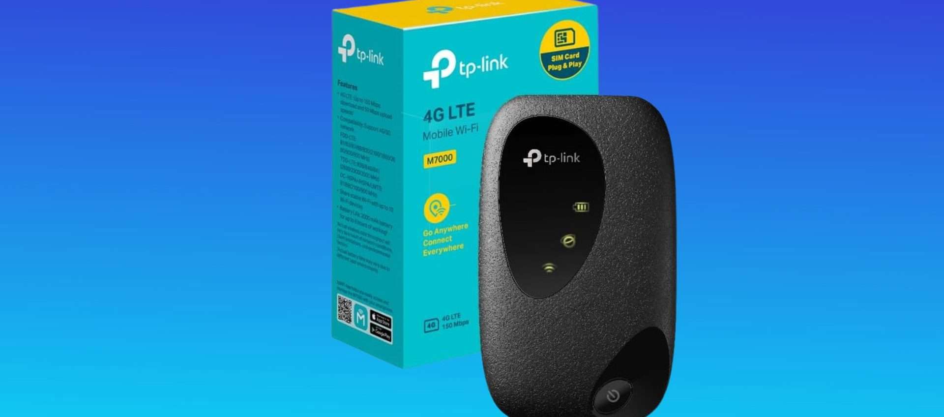 TP-Link M7000: Il router 4G PORTATILE crolla di prezzo TP-Link M7000: Il router 4G PORTATILE crolla di prezzo