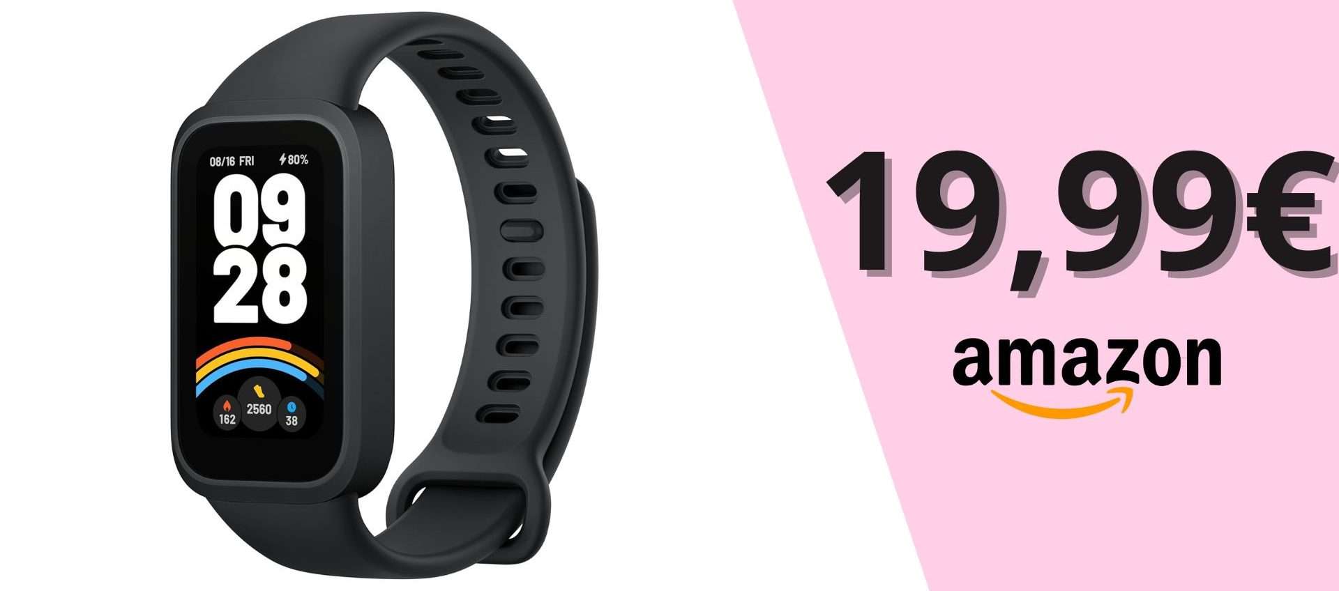 Xiaomi Smart Band 9 Active a soli 23,99€ con sconto dell'11%! Xiaomi Smart Band 9 Active a soli 23,99€ con sconto dell'11%!