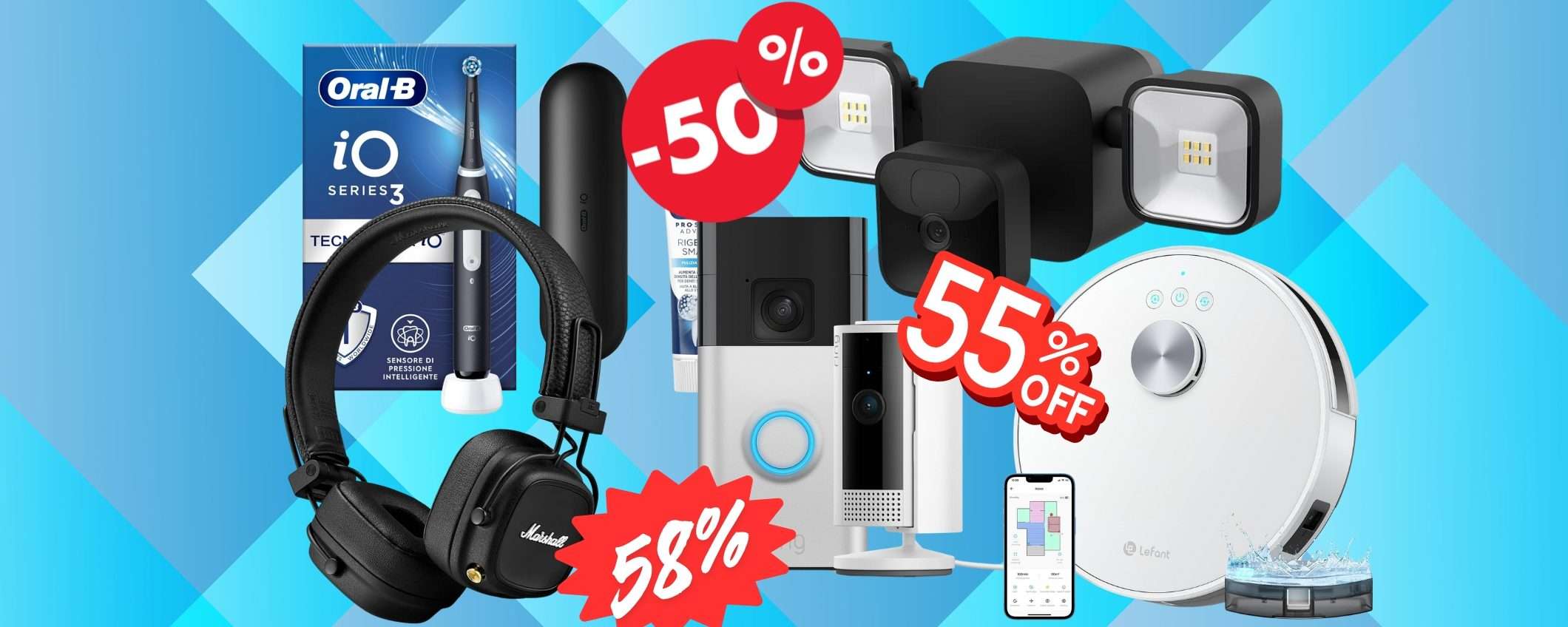 Amazon a briglie scolte: ecco le migliori promo di oggi con sconti dal 50% in su Amazon a briglie scolte: ecco le migliori promo di oggi con sconti dal 50% in su