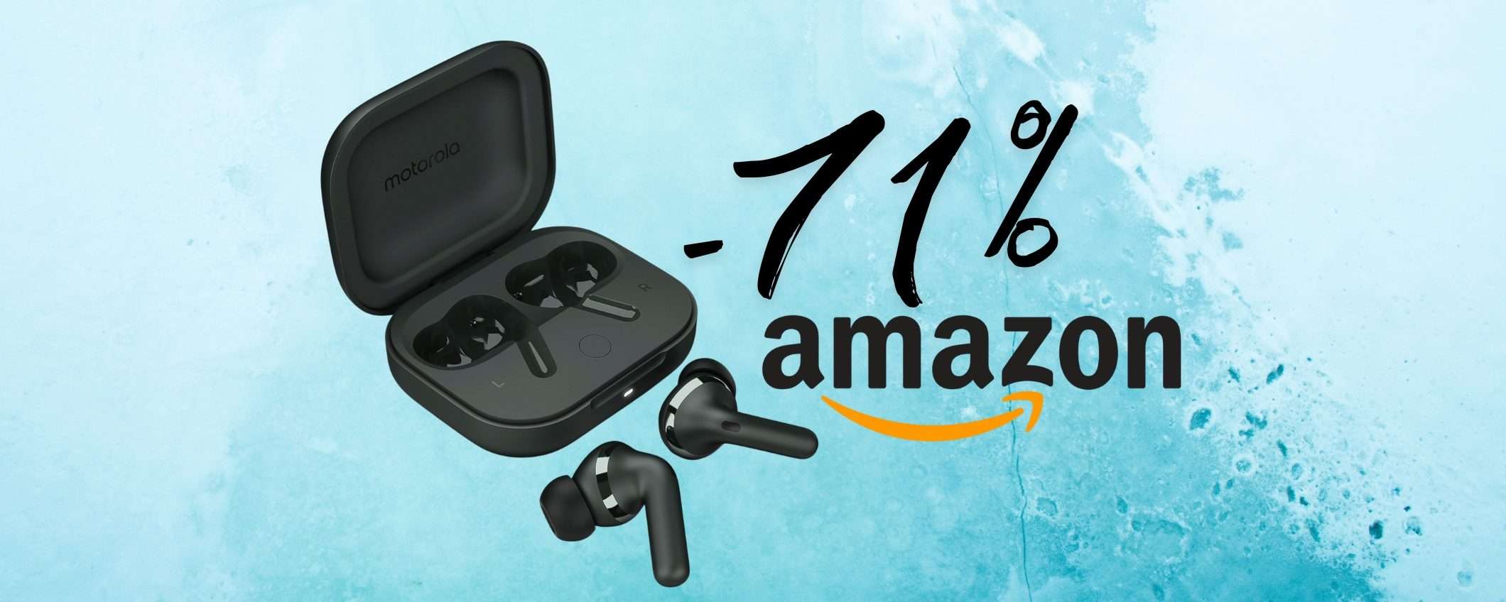 Auricolari wireless Moto Buds+ con due driver dinamici per audio professionale Auricolari wireless Moto Buds+ con due driver dinamici per audio professionale