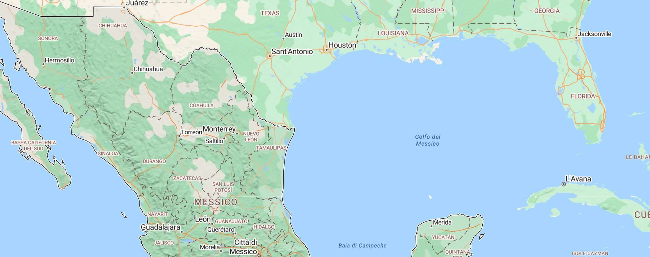 Bing Maps segue Apple e Google: il Golfo del Messico diventa Golfo d'America Bing Maps segue Apple e Google: il Golfo del Messico diventa Golfo d'America