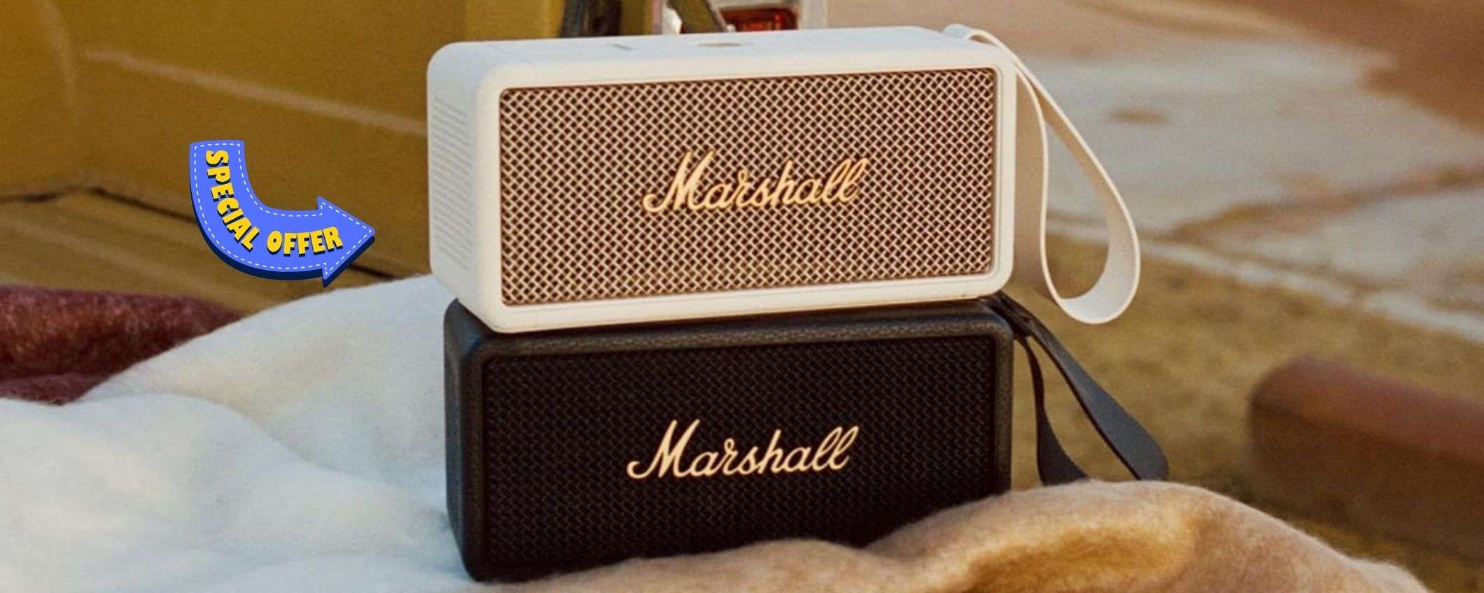 Marshall Kilburn II, la cassa Bluetooth portatile con 20 ore di autonomia, solo su Amazon al 24% di sconto Marshall Kilburn II, la cassa Bluetooth portatile con 20 ore di autonomia, solo su Amazon al 24% di sconto