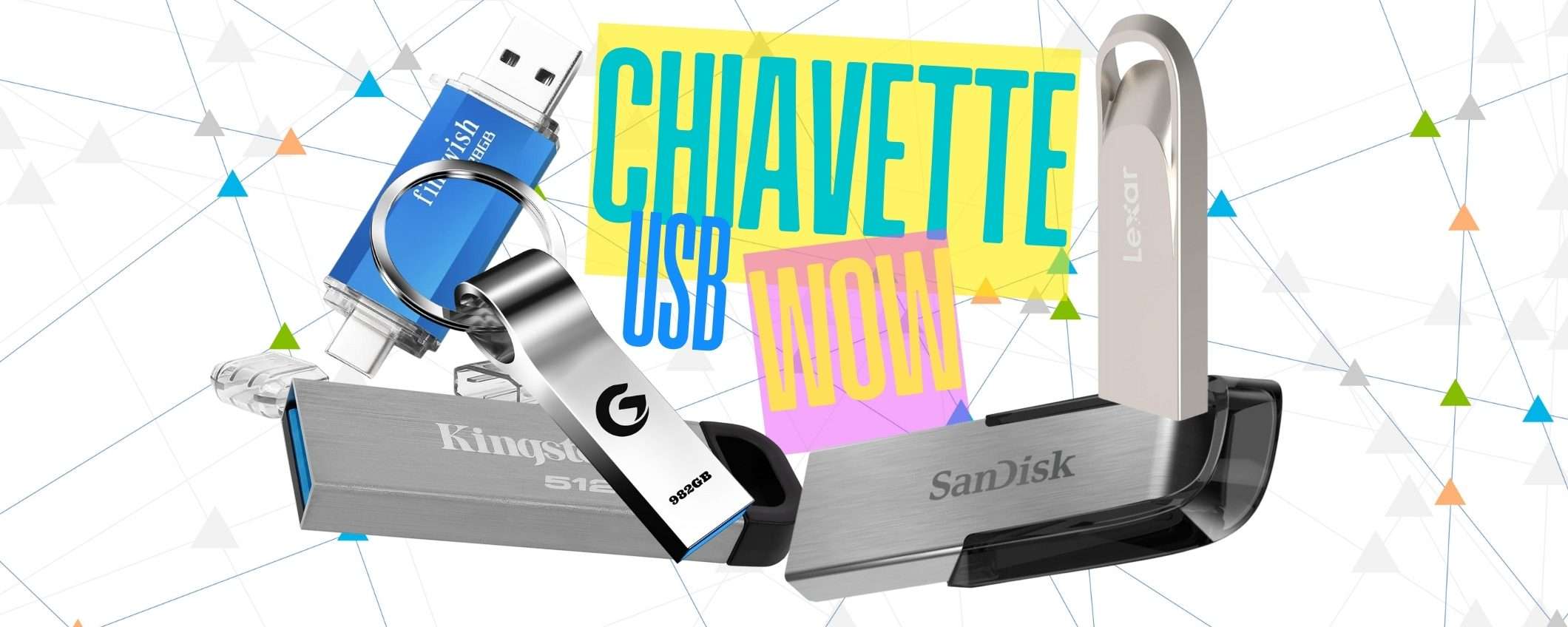Chiavette USB velocissime con tanti GB spendendo poco? Ecco la lista Chiavette USB velocissime con tanti GB spendendo poco? Ecco la lista