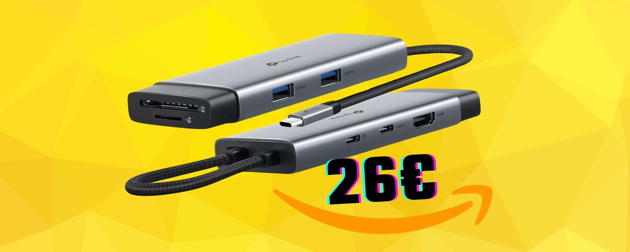Con l'Hub TP-Link 7 in 1 hai tutte le porte che vuoi per il tuo computer Con l'Hub TP-Link 7 in 1 hai tutte le porte che vuoi per il tuo computer