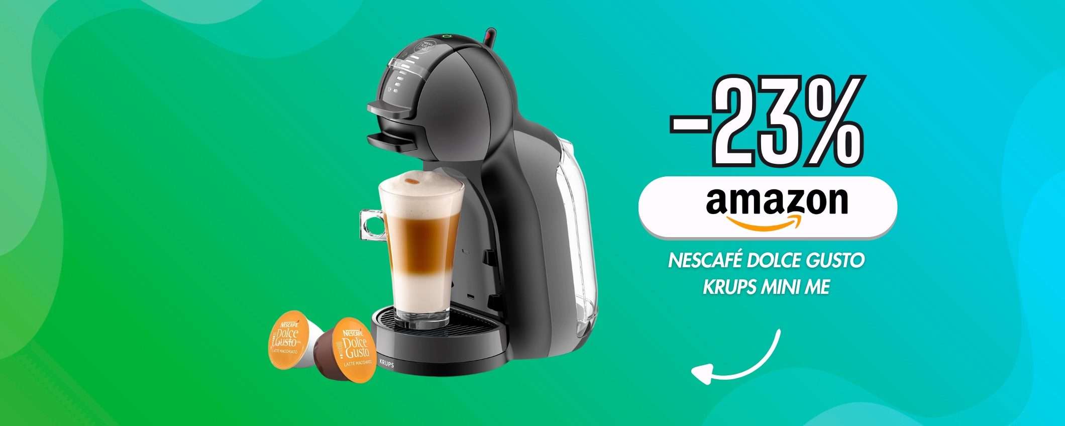 NESCAFÉ DOLCE GUSTO Mini Me scende a soli 60€ con buono regalo NESCAFÉ DOLCE GUSTO Mini Me scende a soli 60€ con buono regalo