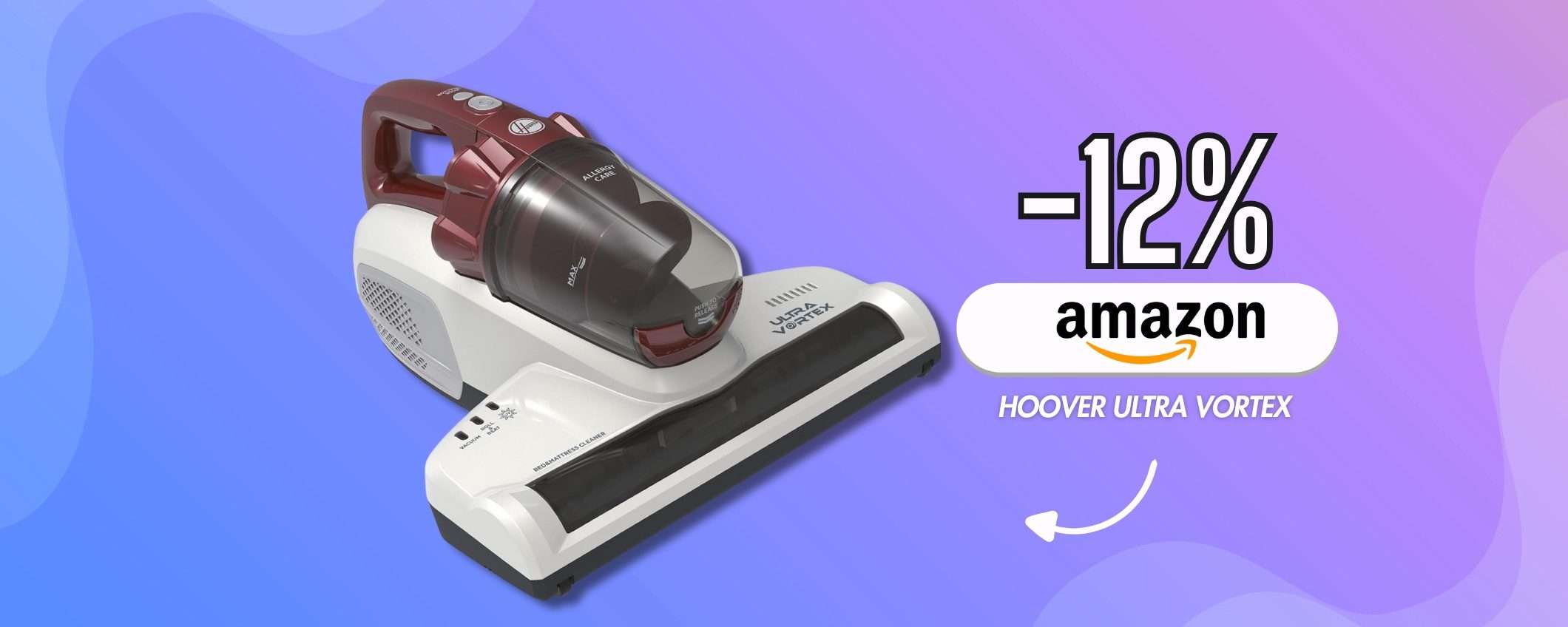Materassi sempre nuovi con Hoover Ultra Vortex, sistema antiacaro a 80€ Materassi sempre nuovi con Hoover Ultra Vortex, sistema antiacaro a 80€