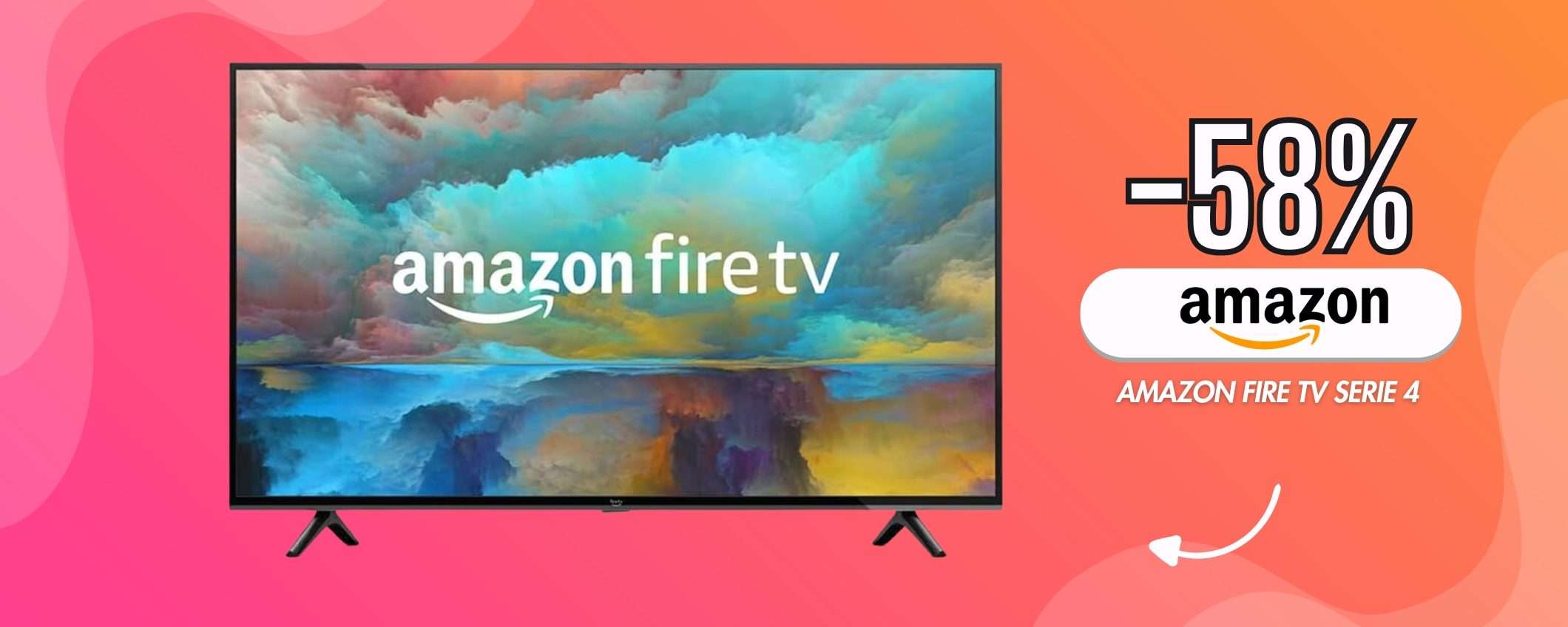 NUOVA Amazon Fire TV Serie 4 da 43 NUOVA Amazon Fire TV Serie 4 da 43