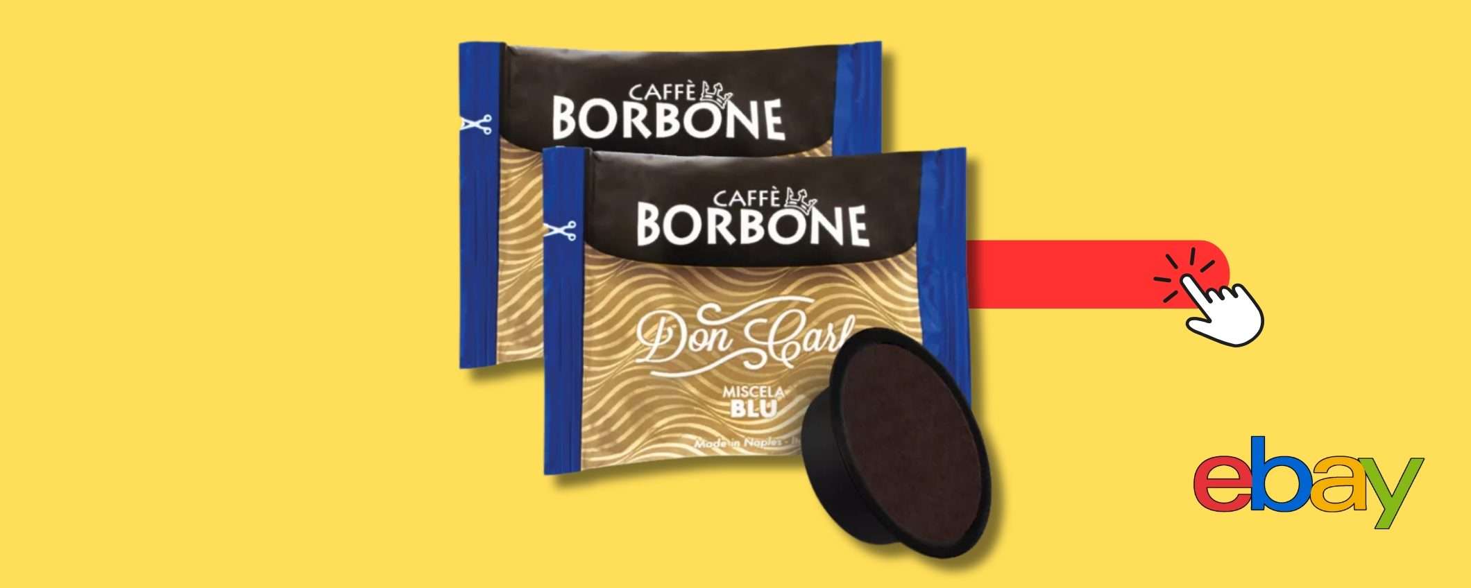 Caffè Borbone Don Carlo Blu: 300 capsule sistema Lavazza a 0,19€ cad Caffè Borbone Don Carlo Blu: 300 capsule sistema Lavazza a 0,19€ cad
