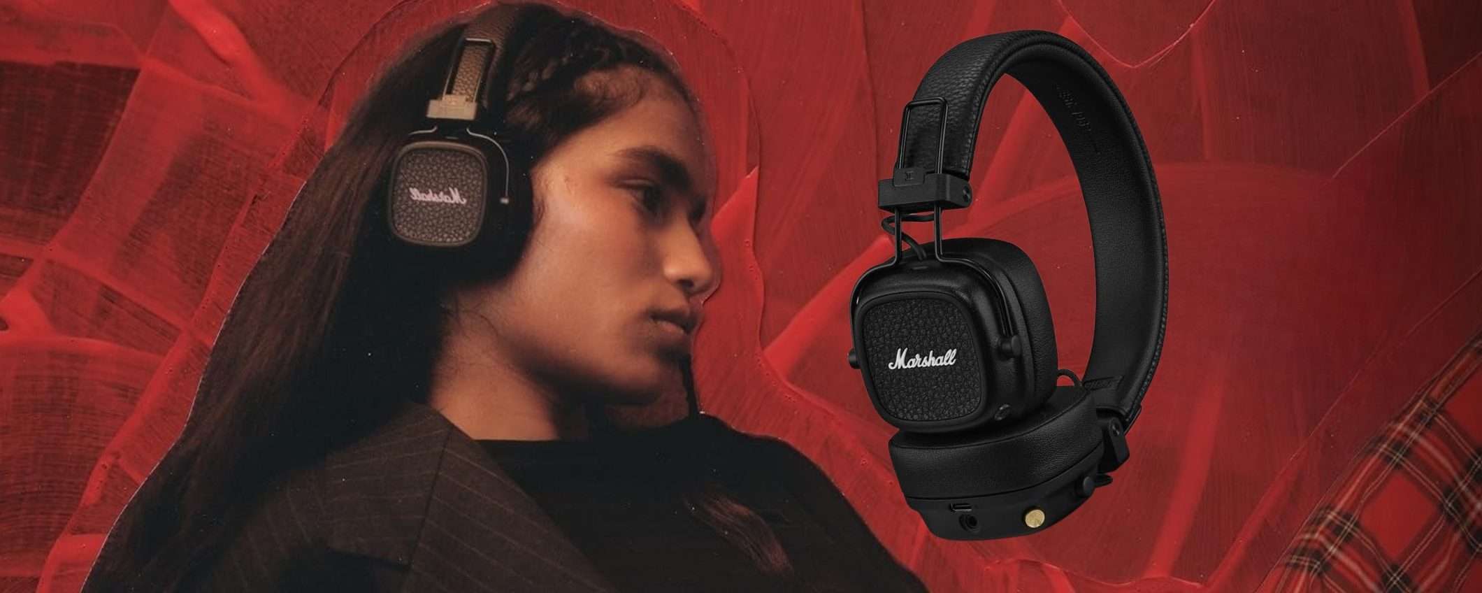 Cuffie wireless Marshall Major V: design inimitabile e 100 ore di autonomia Cuffie wireless Marshall Major V: design inimitabile e 100 ore di autonomia