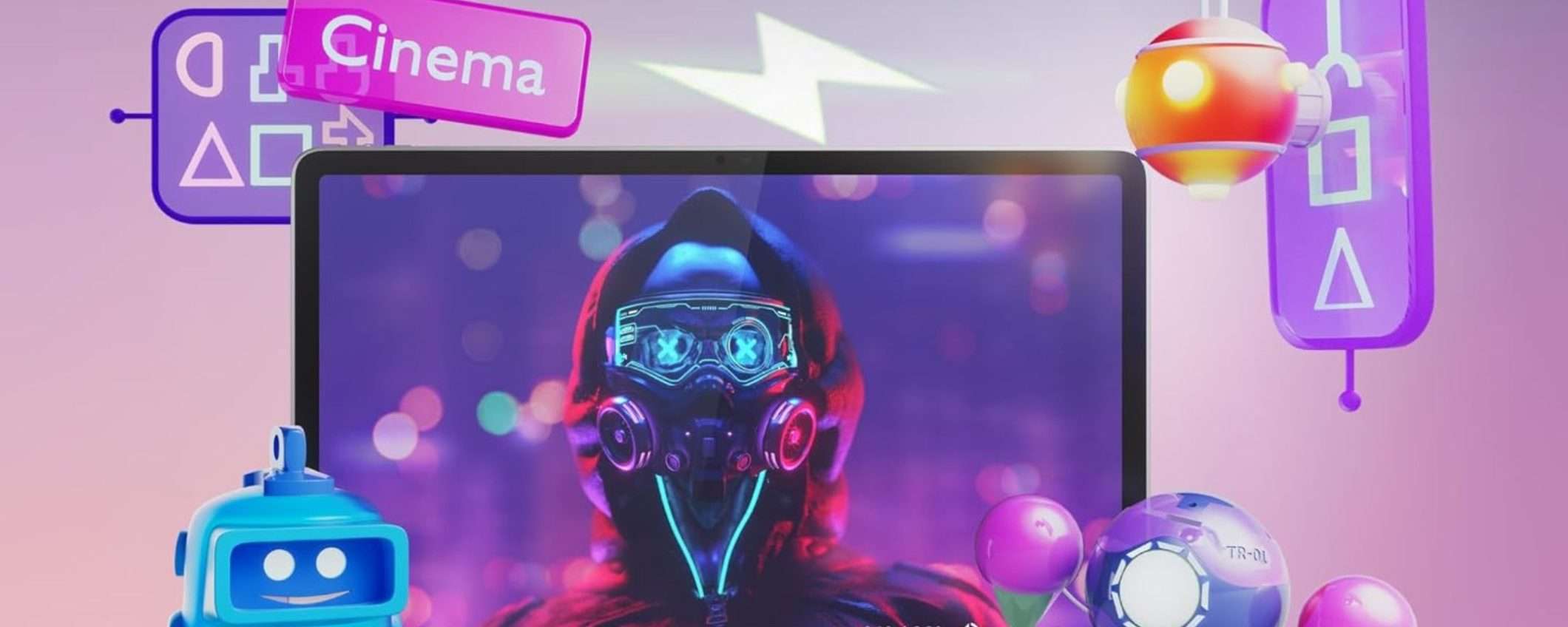 Display 2K, design ACCATTIVANTE e audio Dolby Atmos: Lenovo Tab Plus a 240€ (-20%)