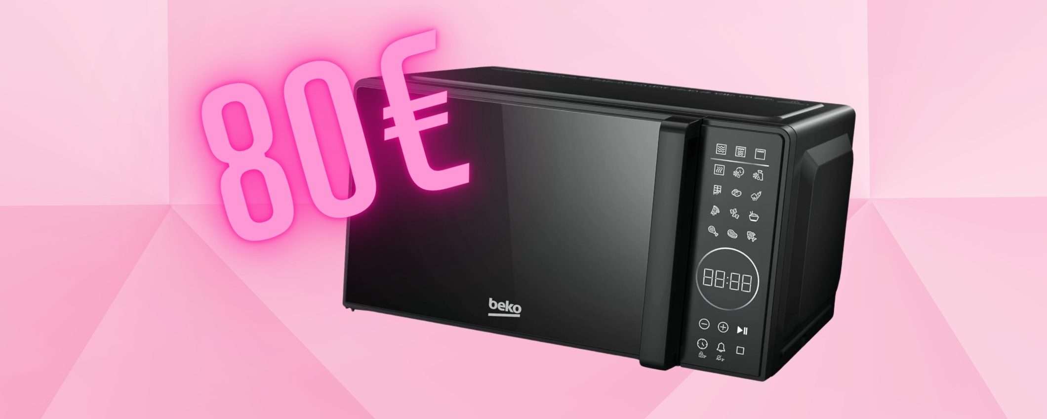 Forno a microonde Beko da 20 litri e 700W, elegante ed economico Forno a microonde Beko da 20 litri e 700W, elegante ed economico