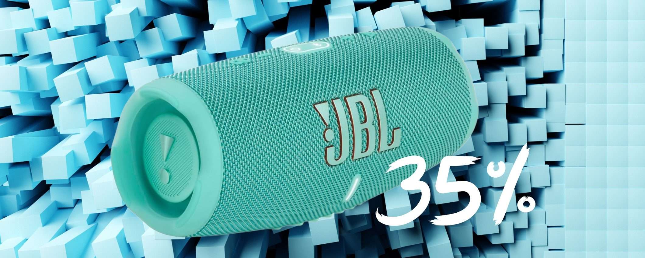 JBL Charge 5: speaker Bluetooth portatile impermeabile con 20h di potenza JBL Charge 5: speaker Bluetooth portatile impermeabile con 20h di potenza