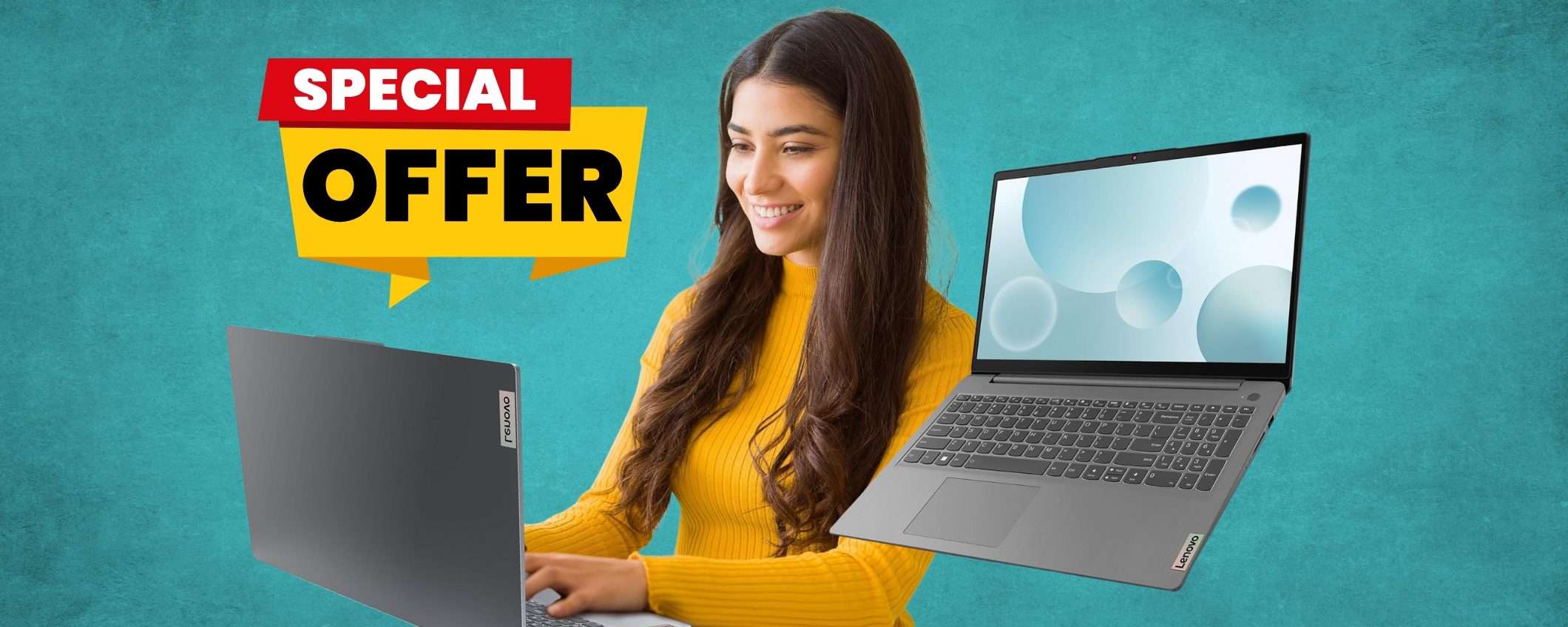 Lenovo IdeaPad 3 da 15,6 pollici, con i3 e Windows 11 in sconto di 121€ Lenovo IdeaPad 3 da 15,6 pollici, con i3 e Windows 11 in sconto di 121€