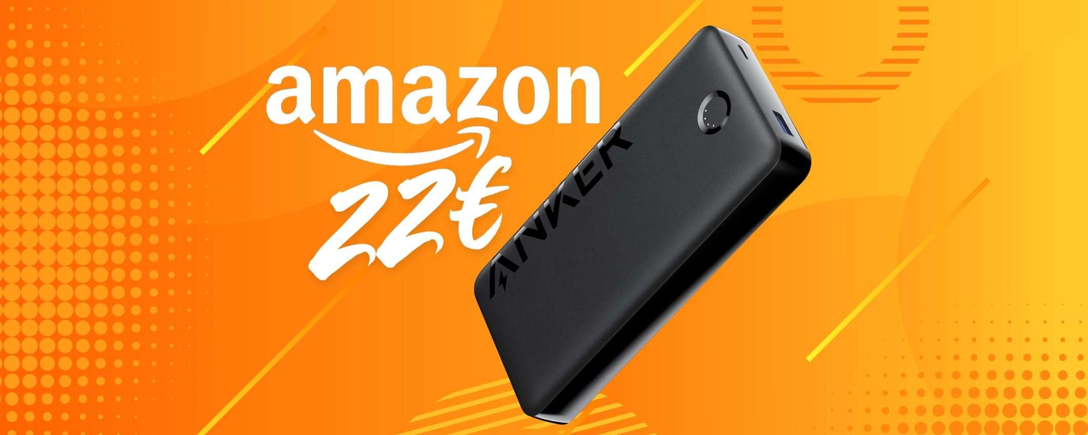 Power Bank con capacità enorme da 20000mAh e 2 uscite in offerta lampo Power Bank con capacità enorme da 20000mAh e 2 uscite in offerta lampo
