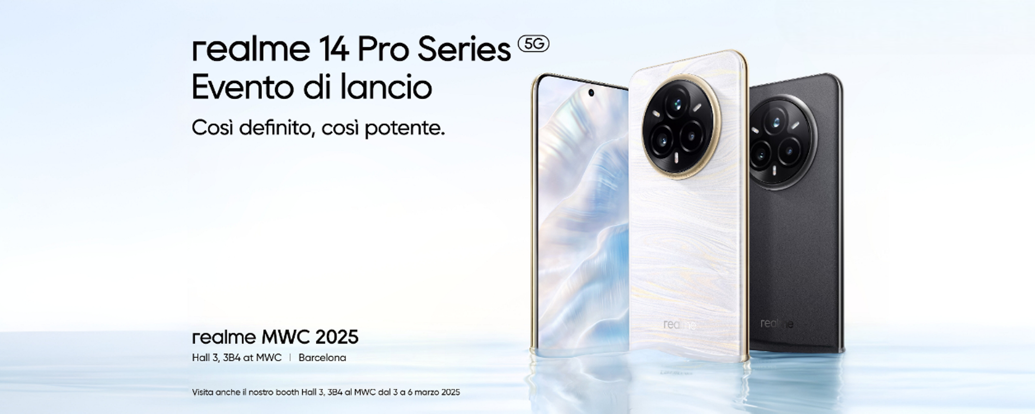 Realme 14 Pro: lancio globale nel corso del Mobile World Congress 2025 Realme 14 Pro: lancio globale nel corso del Mobile World Congress 2025