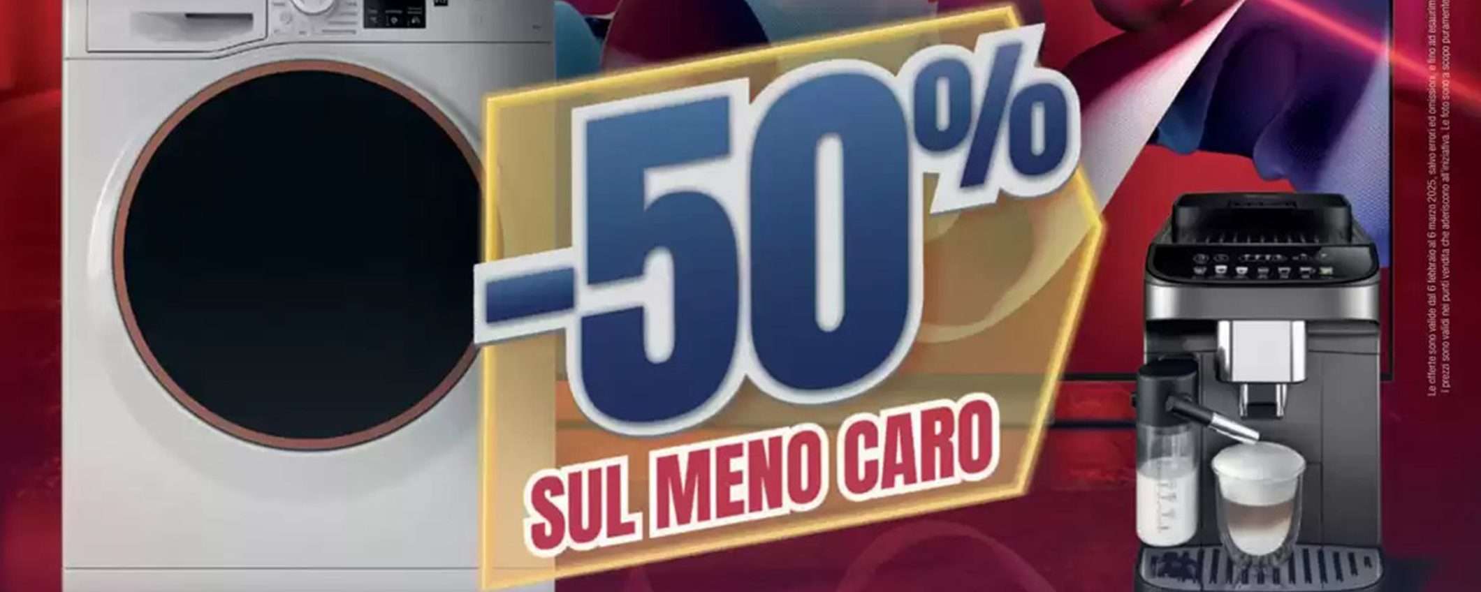 Volantino Trony, l'occasione per risparmiare: acquista due, il meno caro costa la metà Volantino Trony, l'occasione per risparmiare: acquista due, il meno caro costa la metà