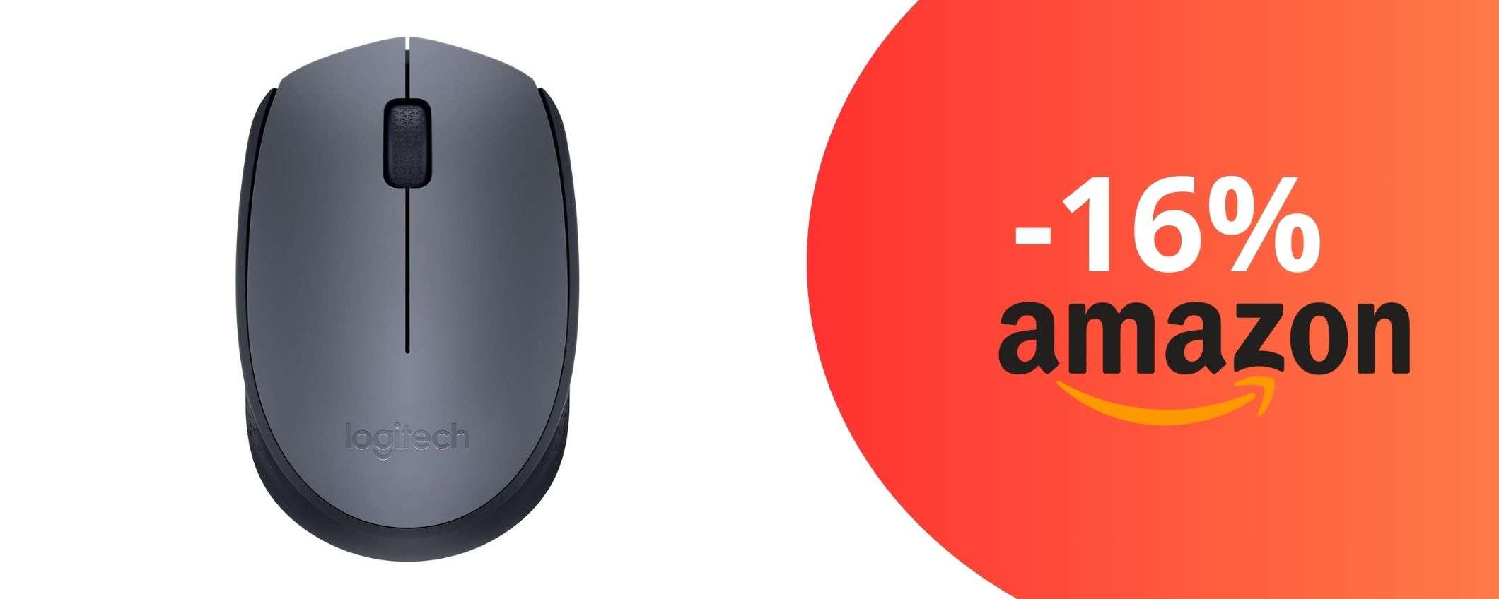 Mouse wireless comodo e affidabile con batteria a lunga durata: l'offerta da non perdere Mouse wireless comodo e affidabile con batteria a lunga durata: l'offerta da non perdere