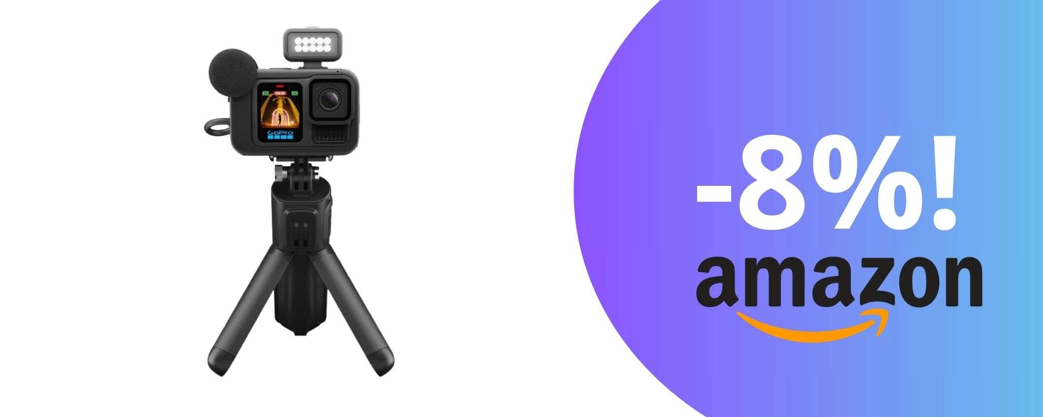 Riprese professionali con la GoPro Hero13: il prezzo scontato Riprese professionali con la GoPro Hero13: il prezzo scontato