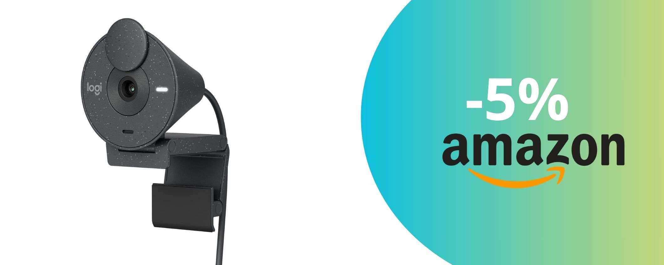 La Webcam Full HD di cui non potrai più fare a meno: lo sconto imperdibile La Webcam Full HD di cui non potrai più fare a meno: lo sconto imperdibile