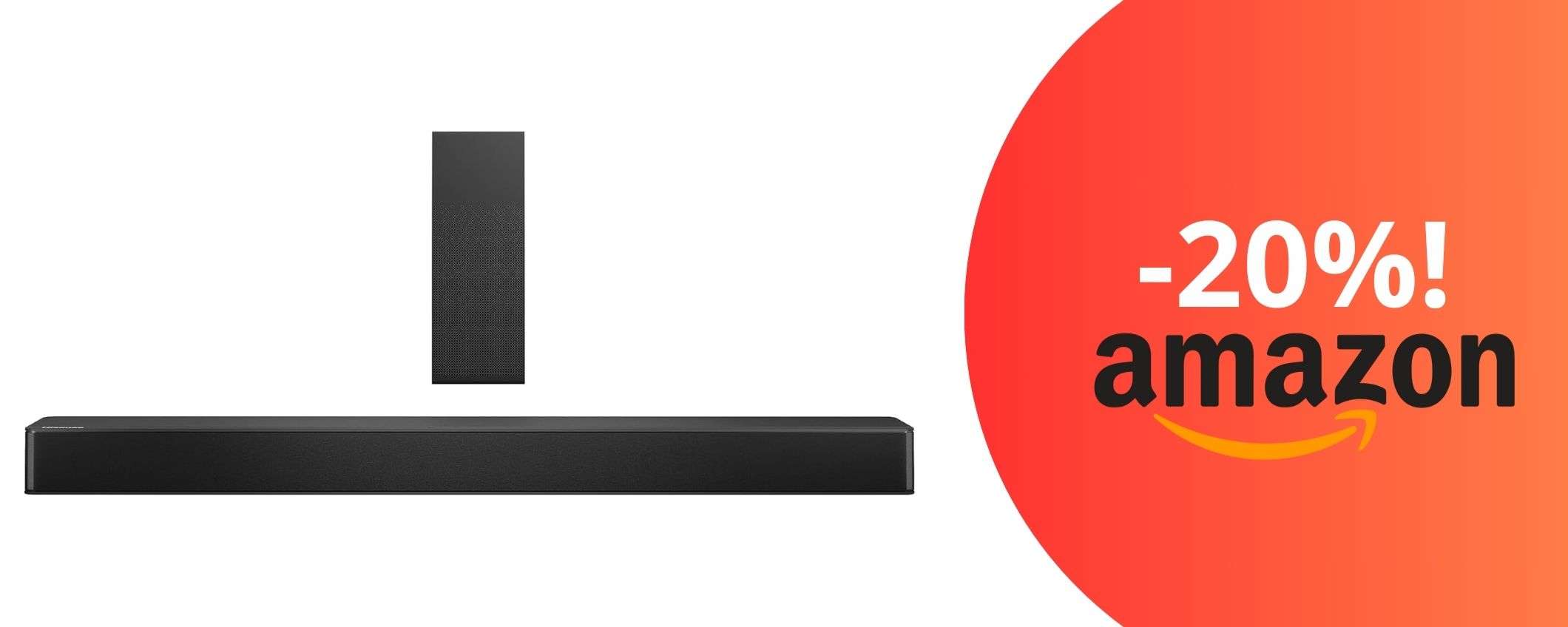 Audio potente e immersivo per la tua TV: l'offerta da non perdere Audio potente e immersivo per la tua TV: l'offerta da non perdere