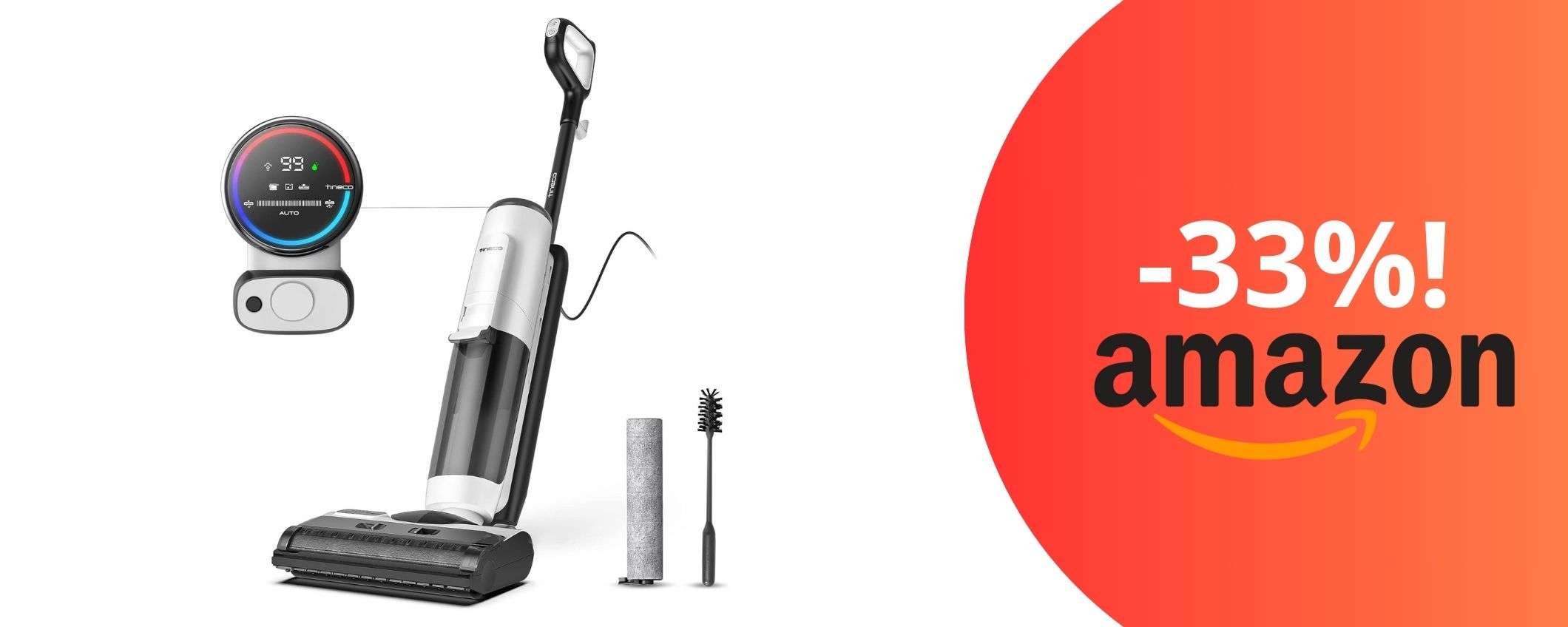 Tineco FLOOR ONE S5 STEAM: l'aspirapolvere lavapavimenti ad un prezzo da urlo Tineco FLOOR ONE S5 STEAM: l'aspirapolvere lavapavimenti ad un prezzo da urlo