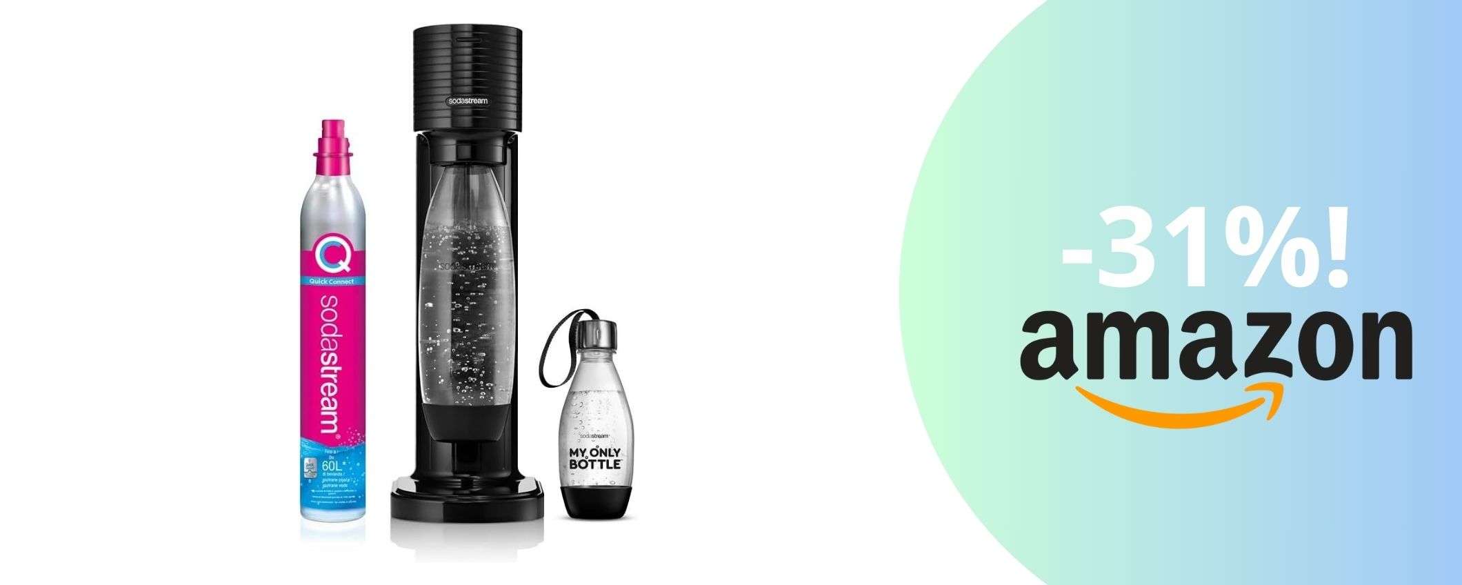 L’alleato perfetto per l'acqua frizzante sempre a portata di mano: l'offerta da non perdere