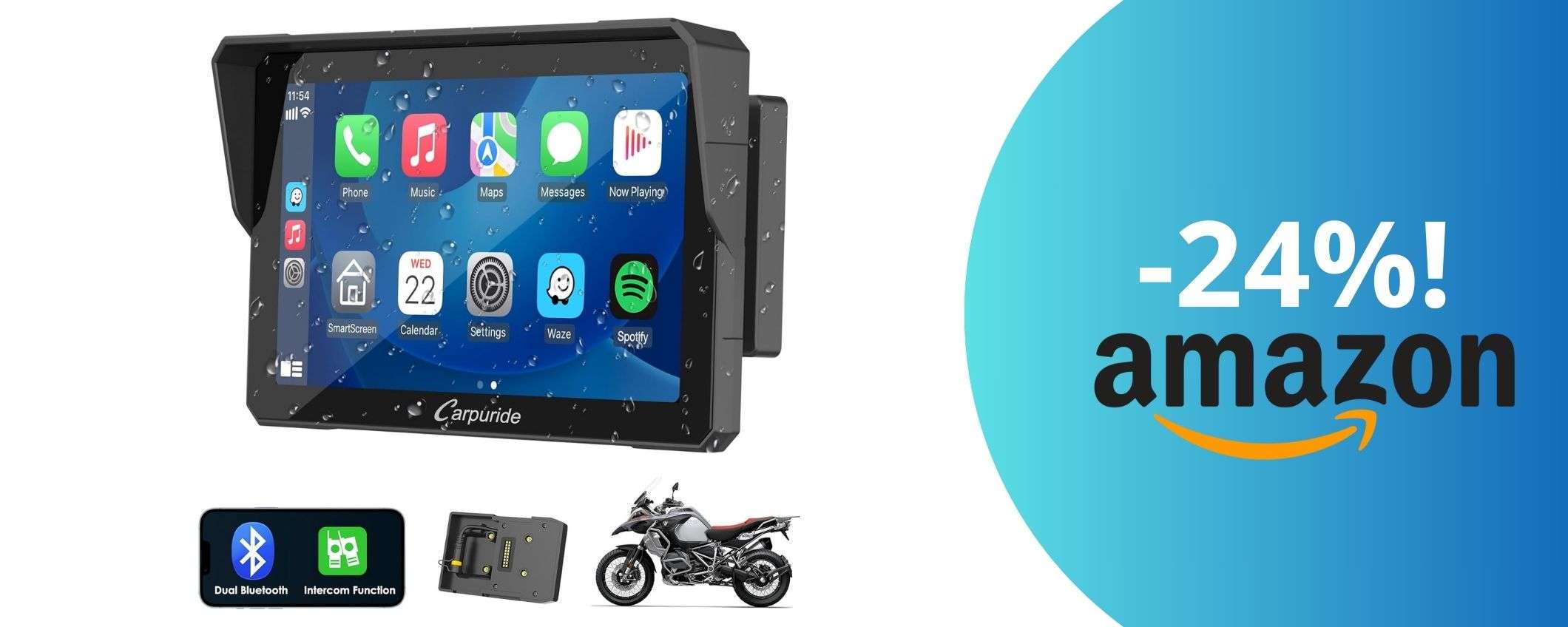Lo schermo per la tua moto con CarPlay e navigazione avanzata: tuo ad un prezzo da urlo Lo schermo per la tua moto con CarPlay e navigazione avanzata: tuo ad un prezzo da urlo
