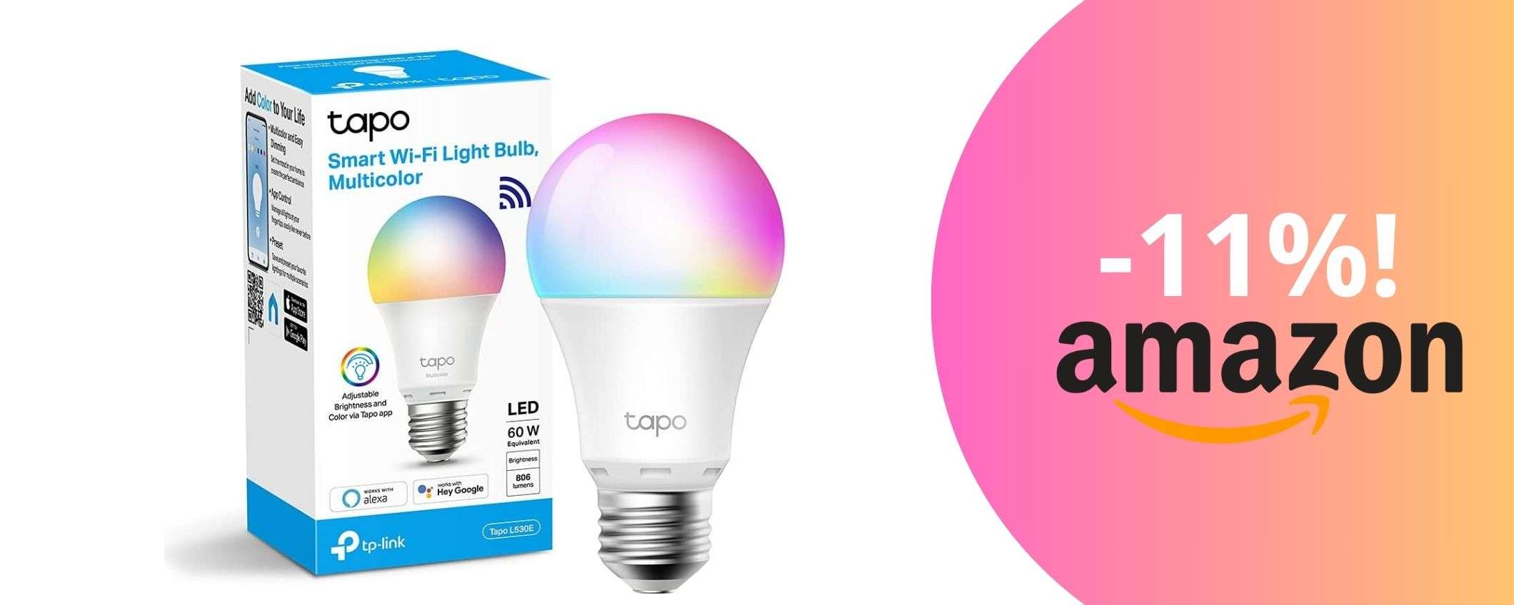 La lampadina smart per un’illuminazione su misura: l’offerta da non perdere La lampadina smart per un’illuminazione su misura: l’offerta da non perdere