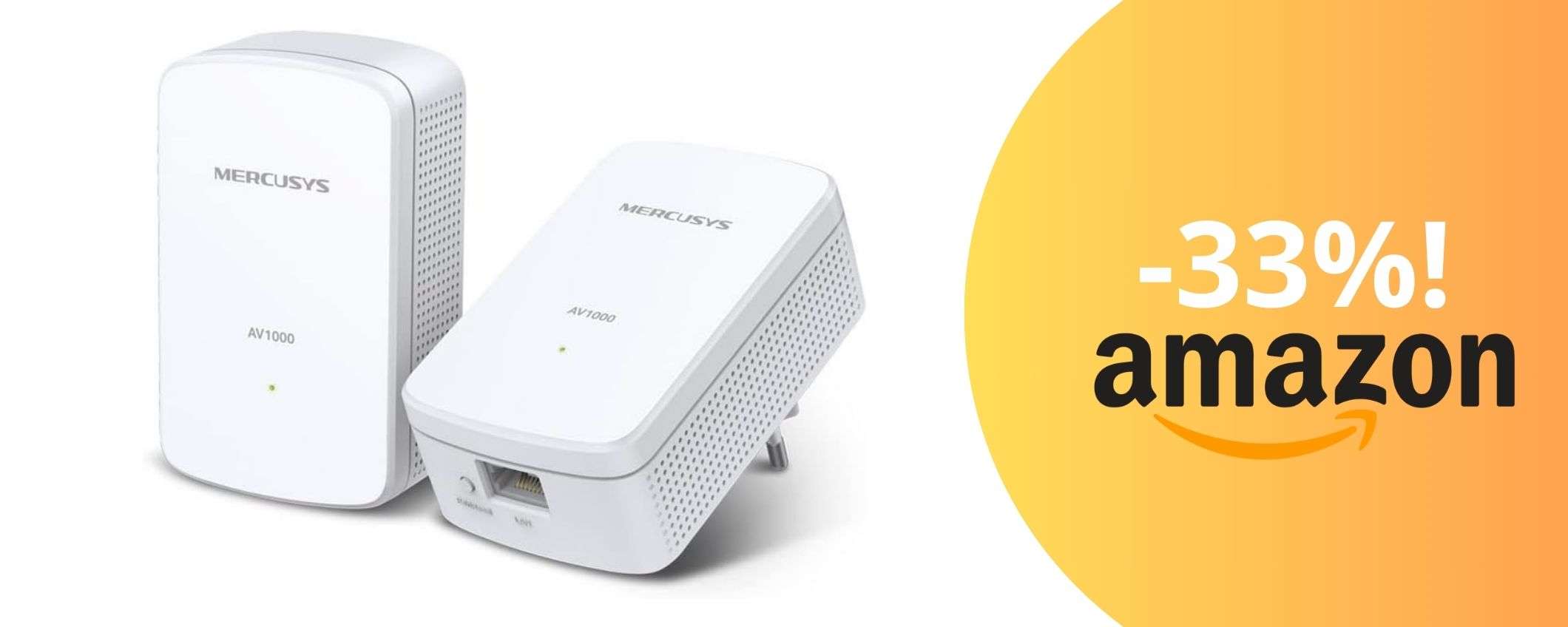 Connessione veloce e stabile in ogni angolo della tua casa con la tecnologia Powerline Connessione veloce e stabile in ogni angolo della tua casa con la tecnologia Powerline