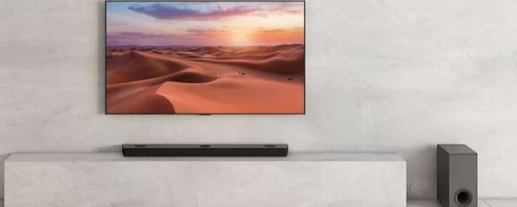 420W di SOUND POTENTE con la soundbar 3.1 di LG: occasione UNICA su Amazon (-21%) 420W di SOUND POTENTE con la soundbar 3.1 di LG: occasione UNICA su Amazon (-21%)
