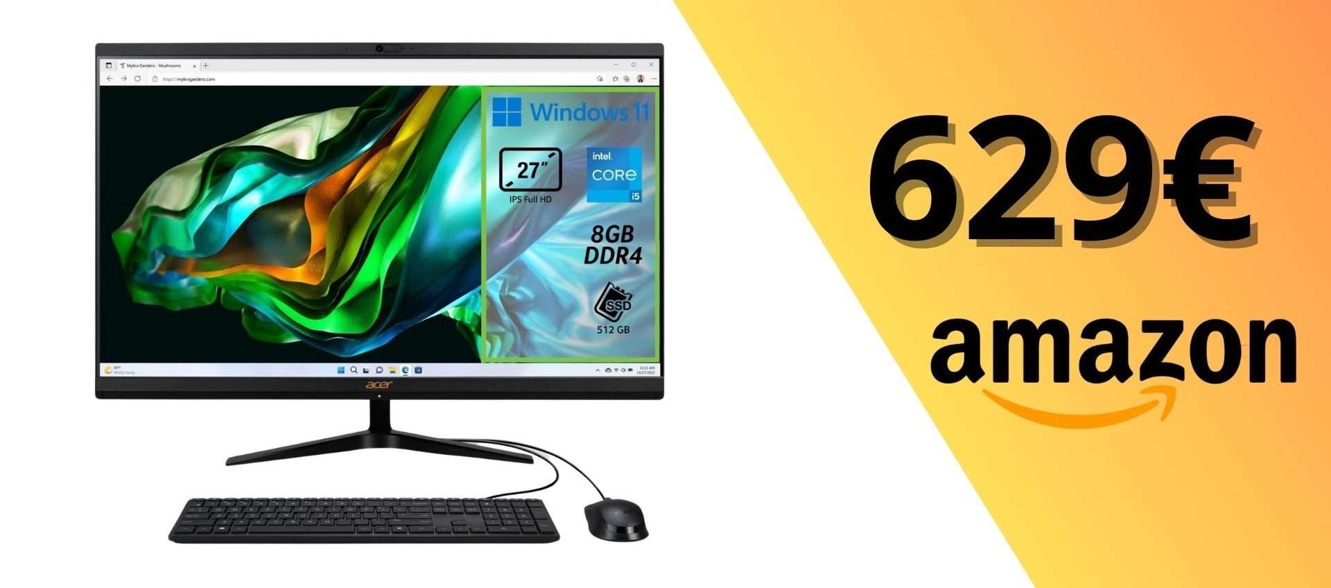 Acer Aspire: il PC All in One che rivoluziona il tuo ufficio a 629€ Acer Aspire: il PC All in One che rivoluziona il tuo ufficio a 629€