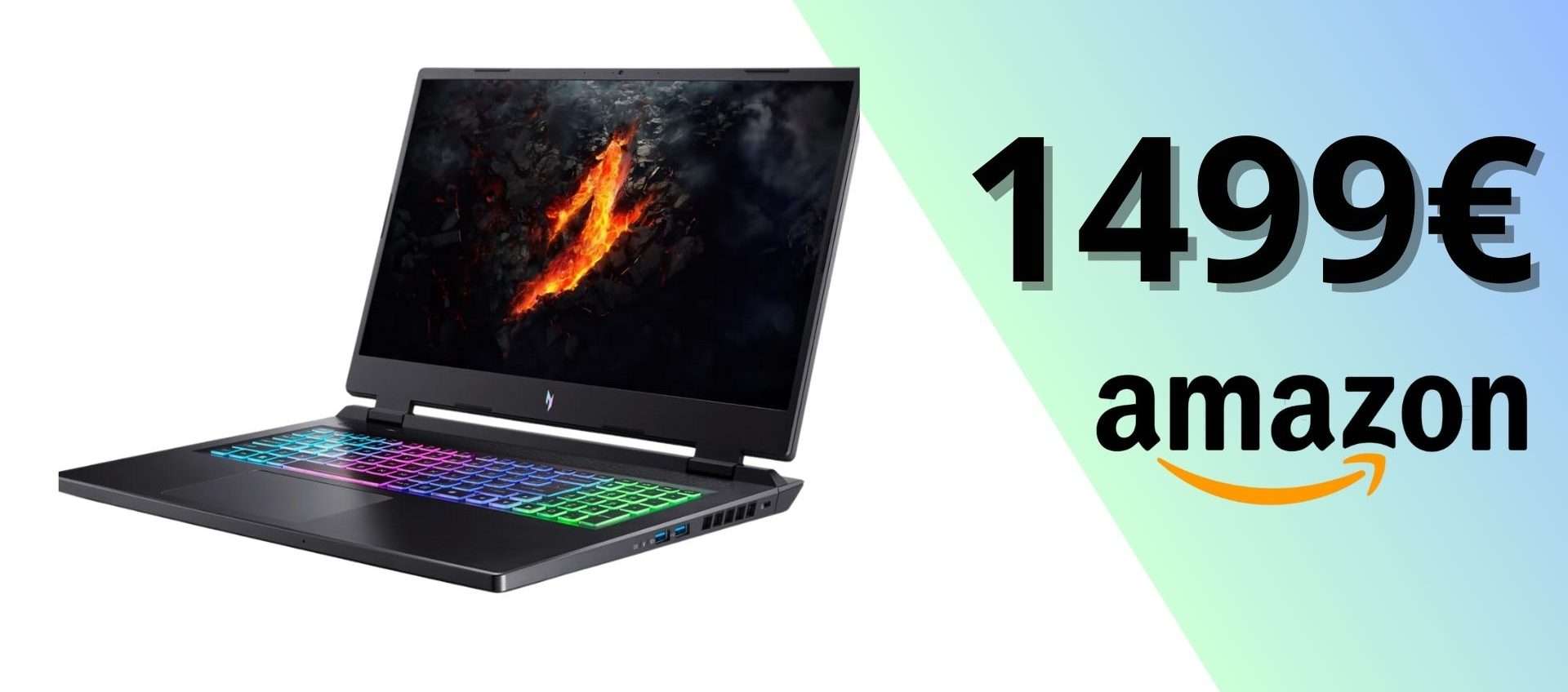 Acer Nitro 17 con Ryzen 9 e RTX 4060: potenza estrema in offerta Acer Nitro 17 con Ryzen 9 e RTX 4060: potenza estrema in offerta