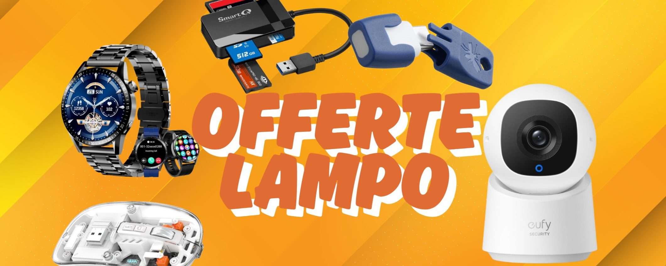 Offerte LAMPO in FESTA su Amazon per il 26/3: grandi promo da 11€ a 39,99€ Offerte LAMPO in FESTA su Amazon per il 26/3: grandi promo da 11€ a 39,99€