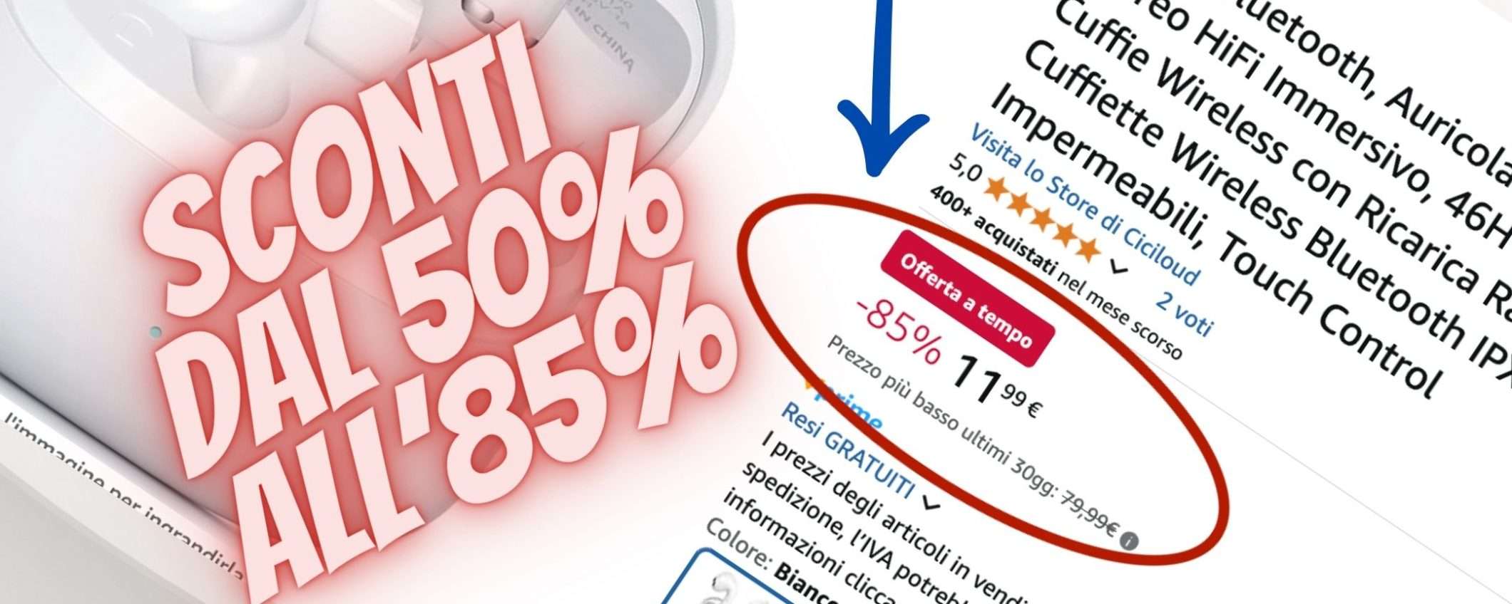 Amazon non ha limiti: SOLO mega sconti dal 50% all'85% (da 8,99€ a 39,99€)
