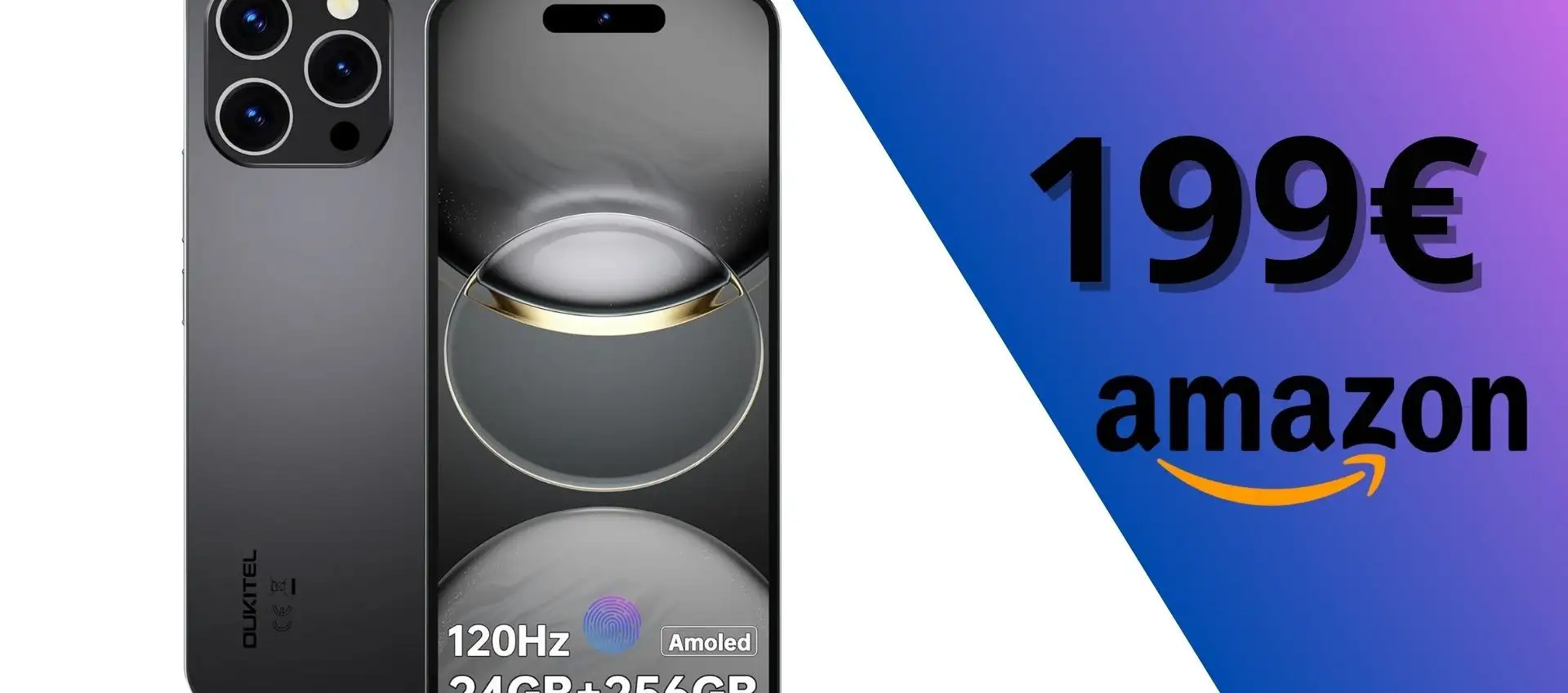 Assomiglia ad un iPhone ma è un POTENTE smartphone Android con 24GB di RAM (Amazon) Assomiglia ad un iPhone ma è un POTENTE smartphone Android con 24GB di RAM (Amazon)