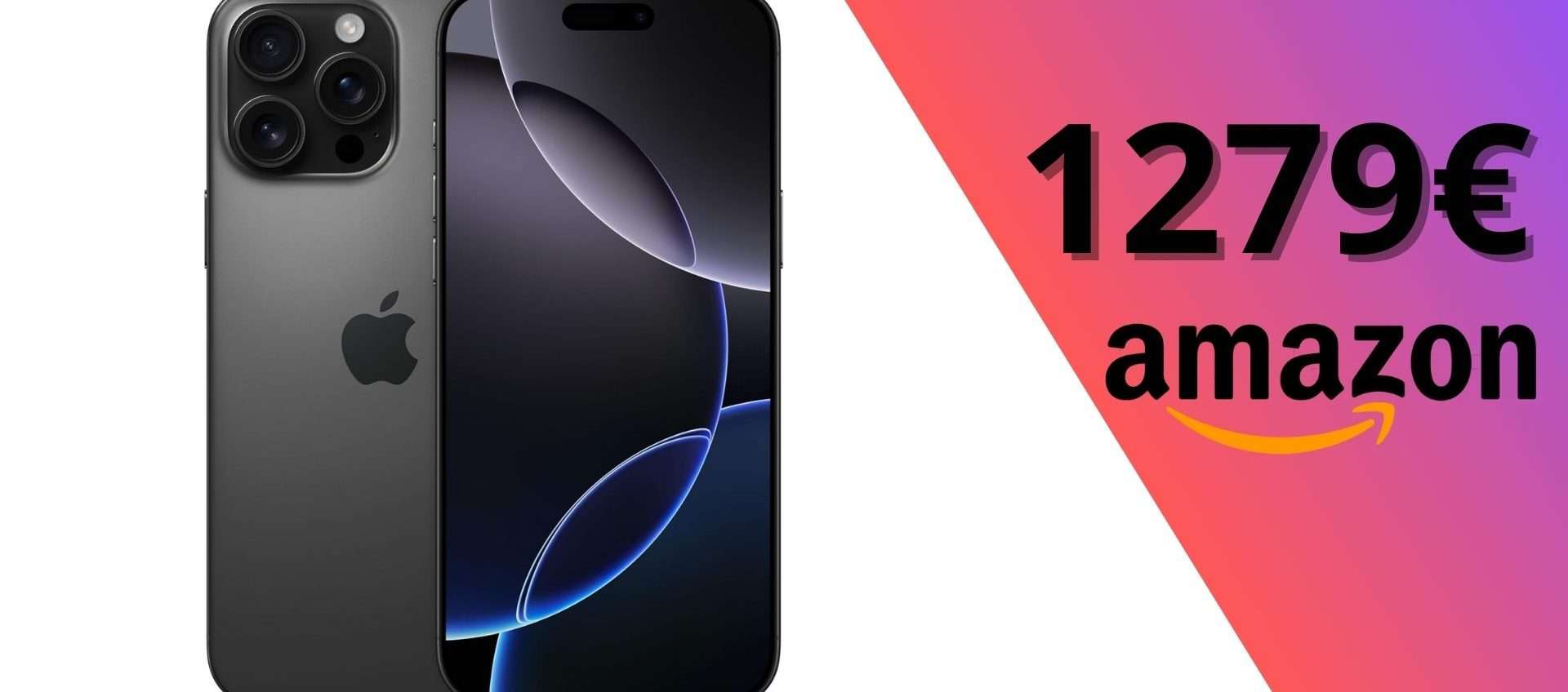 Apple iPhone 16 Pro Max, mai così economico: prestazioni al top, sconto imbattibile Apple iPhone 16 Pro Max, mai così economico: prestazioni al top, sconto imbattibile