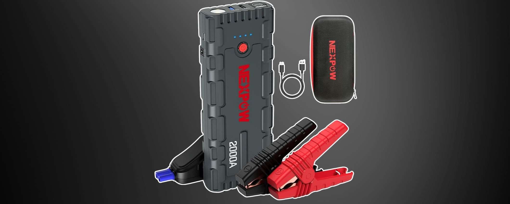 Avviatore di emergenza per auto in doppio sconto Amazon: non resterai più a piedi Avviatore di emergenza per auto in doppio sconto Amazon: non resterai più a piedi