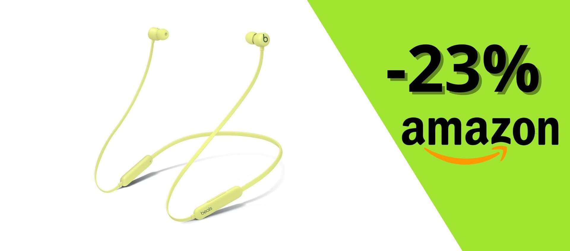 Beats Auricolari Flex a prezzo stracciato: solo 49,99€, sconto bomba del 23% Beats Auricolari Flex a prezzo stracciato: solo 49,99€, sconto bomba del 23%