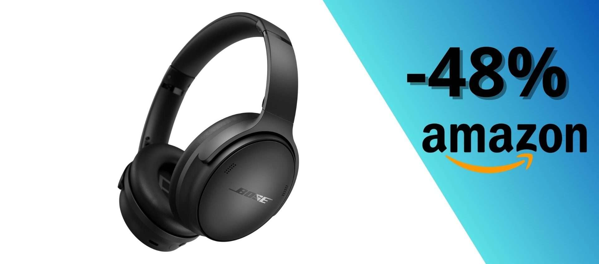 Bose QuietComfort SC: cancellazione del rumore fuori classe a 188,95€ (sconto del 48%) Bose QuietComfort SC: cancellazione del rumore fuori classe a 188,95€ (sconto del 48%)