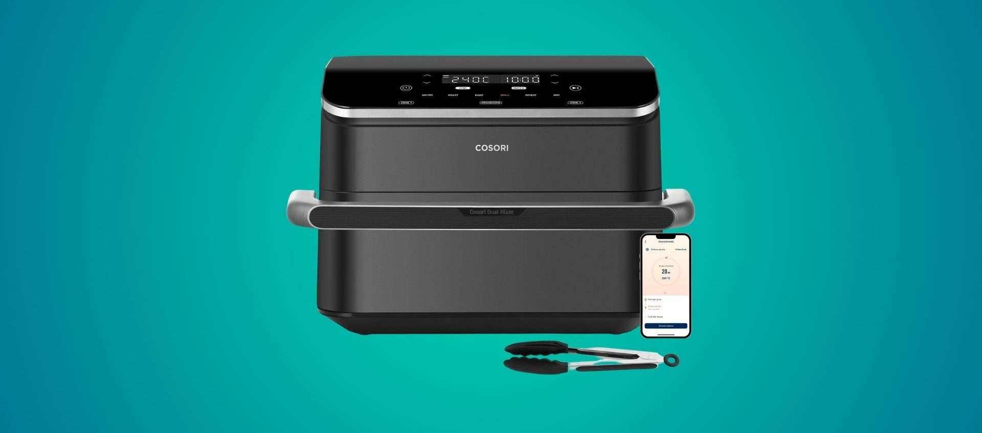 Cosori Dual Blaze TwinFry 10L: la friggitrice ad aria smart a soli189,99€ (-30%) Cosori Dual Blaze TwinFry 10L: la friggitrice ad aria smart a soli189,99€ (-30%)