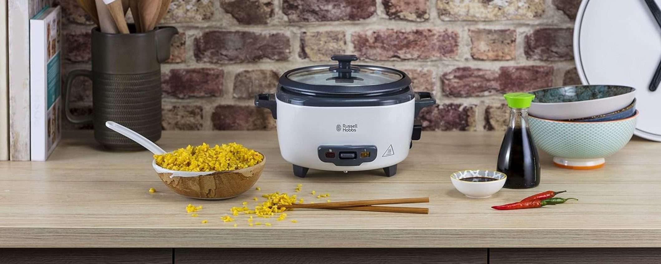 Riso perfetto con la cuociriso Russell Hobbs in offerta Amazon (-27%) Riso perfetto con la cuociriso Russell Hobbs in offerta Amazon (-27%)