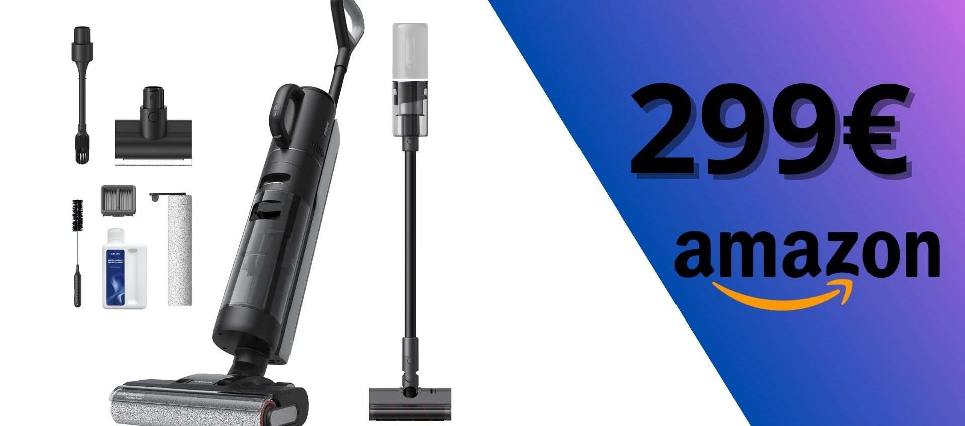 Dreame H12 Dual: il re dei lavapavimenti in offerta a soli 299€ (Amazon) Dreame H12 Dual: il re dei lavapavimenti in offerta a soli 299€ (Amazon)