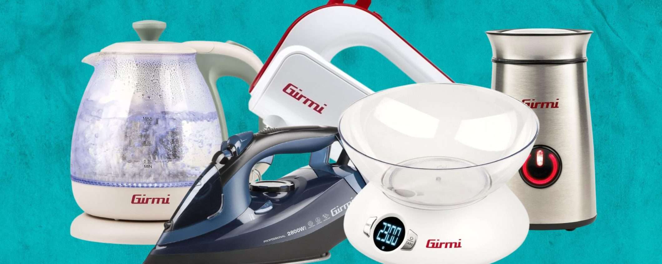 Girmi SVUOTATUTTO su Amazon: tanti elettrodomestici da 11€ a meno di 35€ Girmi SVUOTATUTTO su Amazon: tanti elettrodomestici da 11€ a meno di 35€