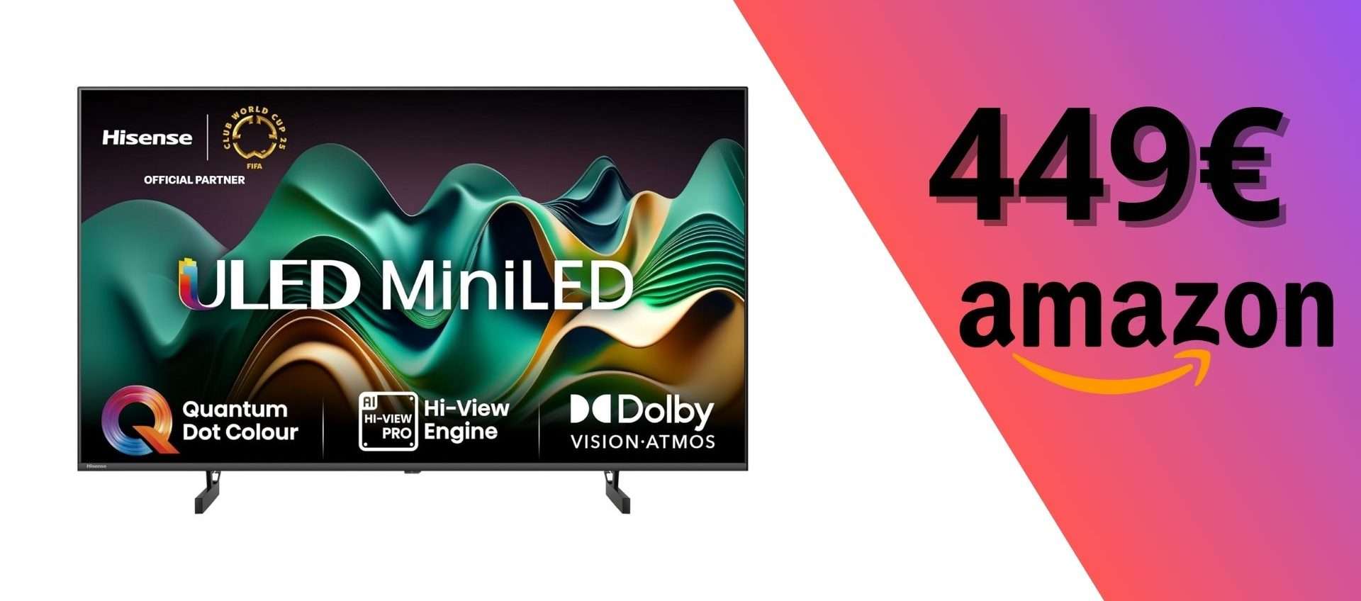 Meno di 450€ per questa OTTIMA Smart TV Hisense 4k Ultra HD da 50 Meno di 450€ per questa OTTIMA Smart TV Hisense 4k Ultra HD da 50
