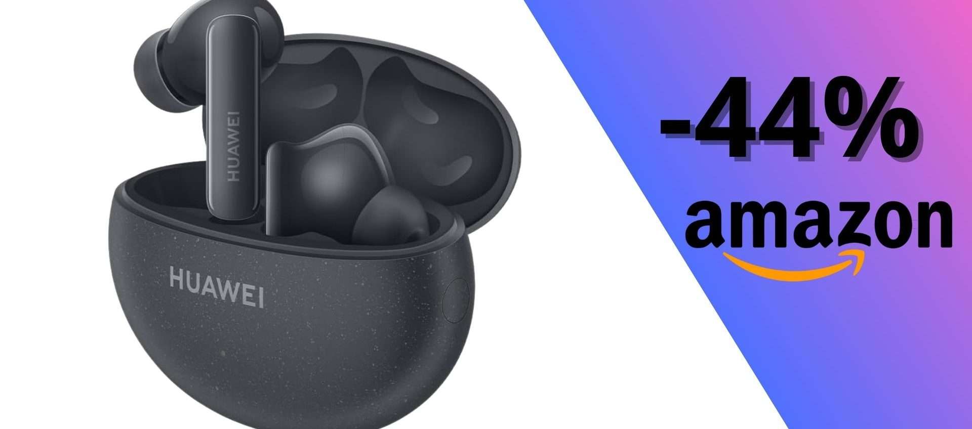 Huawei FreeBuds 5i, prezzo spaccato a metà: su Amazon le peghi solo 56€ Huawei FreeBuds 5i, prezzo spaccato a metà: su Amazon le peghi solo 56€